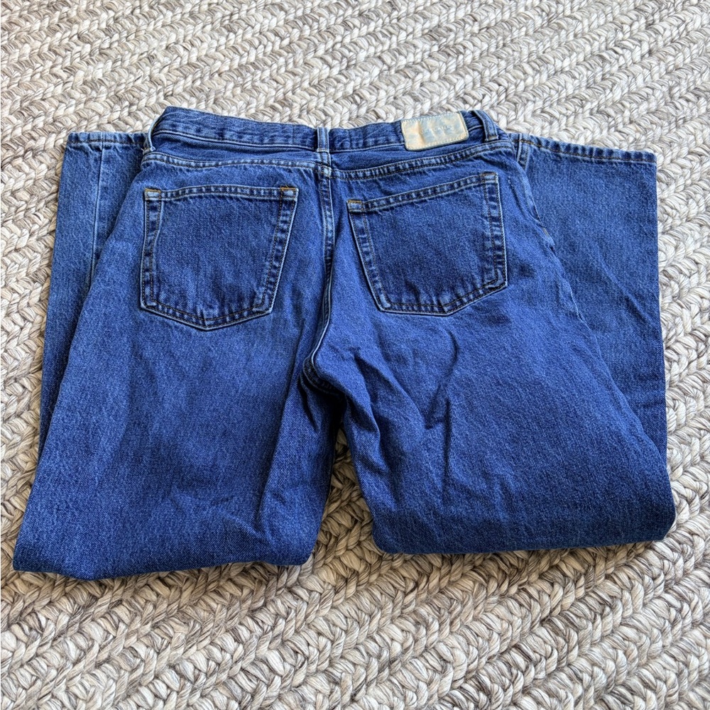 Everlane The 90s Cheeky Jeans Size 26 Medium Wash High Rise Straight Denim - Picture 3 of 3